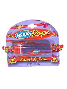 Vintage 2008 Lotta Luv Nerds Rope Flavored Lip Balm Collectible Discontinued .15